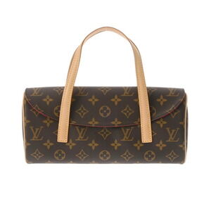 Louis Vuitton Monogram Sonatine Brown Canvas Handbag